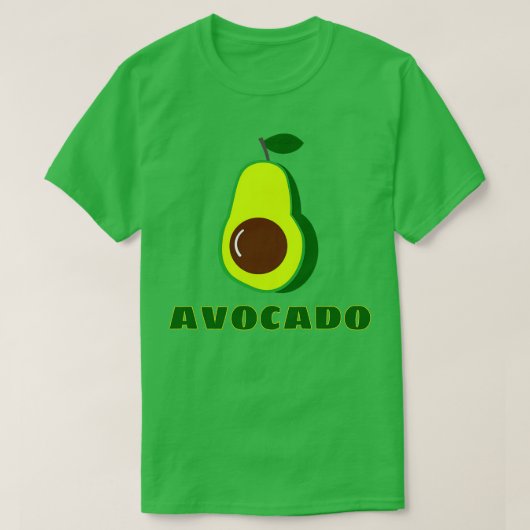 Avocado (8) t-shirt (Design voorkant)