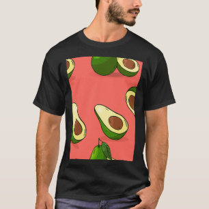 Avocado Abstracte fruits T-shirt