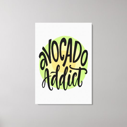 Avocado Addict Canvas Afdruk (Voorkant)