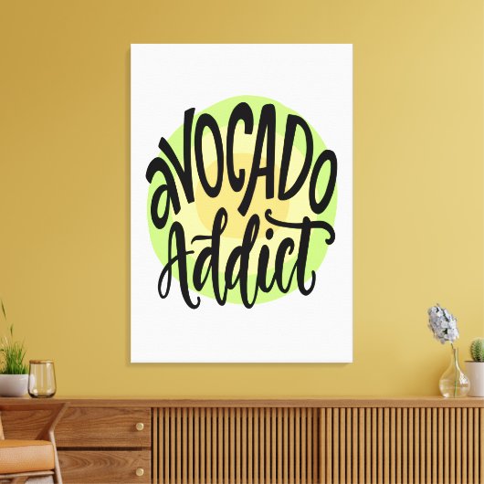 Avocado Addict Canvas Afdruk (Insitu (Woonkamer))