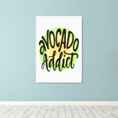 Avocado Addict Canvas Afdruk (Insitu (Houten vloer))