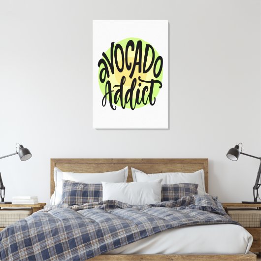 Avocado Addict Canvas Afdruk (Insitu (Slaapkamer))