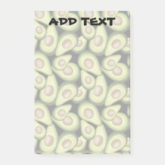 "Avocado" Afdruk, Takenlijst, Notities Post-it® Notes (Voorkant)