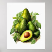 AVOCADO afdrukbaar Poster (Voorkant)