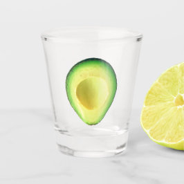 Avocado Aguacate Green Shot glass Glas