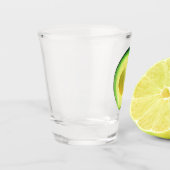 Avocado Aguacate Green Shot glass Shot Glas (Links)