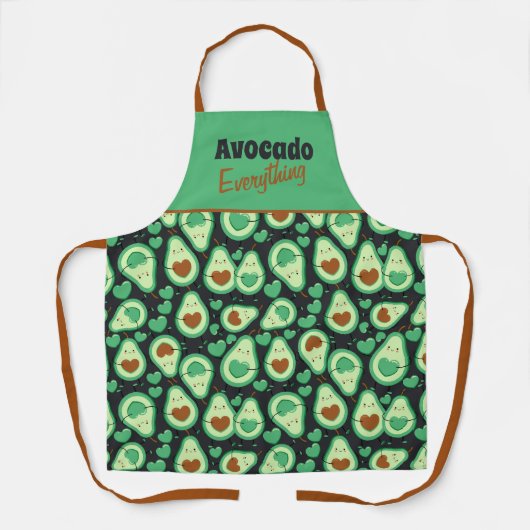 Avocado Alles Schort (Voorkant)