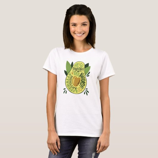 Avocado Alles-T-Shirt T-shirt (Voorkant volledig)