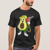Avocado als ambachtsman met boor t-shirt (Voorkant)