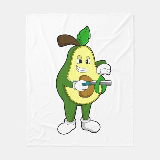 Avocado als hairdresser met Razor Fleece Deken (Voorkant)