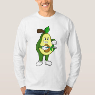 Avocado als hairdresser met Razor T-shirt
