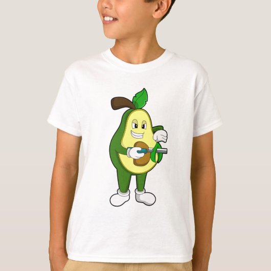 Avocado als hairdresser met Razor T-shirt (Voorkant)
