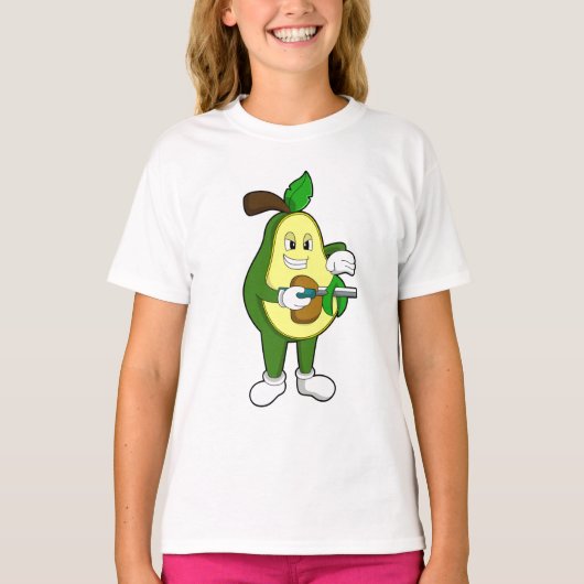 Avocado als hairdresser met Razor T-shirt (Voorkant)