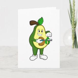 Avocado als Kapsalon met Scheermes Kaart