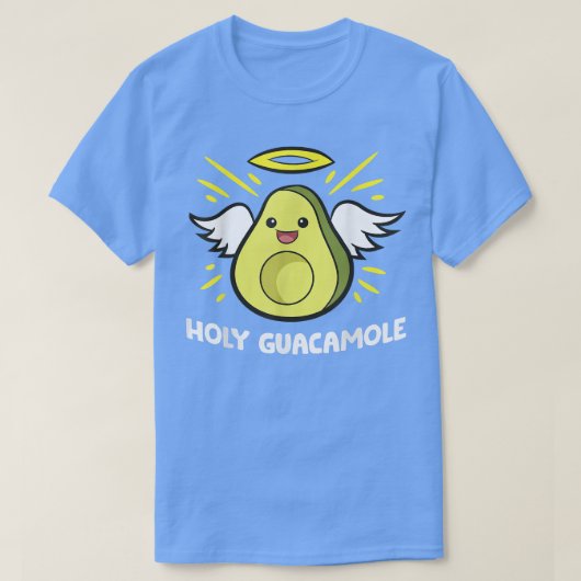 Avocado Angel Heilige Guacamole T-shirt (Design voorkant)