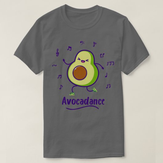 avocado avocadans t-shirt (Design voorkant)