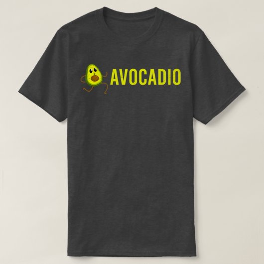 Avocado Avocadio Runner Funny Gift Idee 4 T-shirt (Design voorkant)