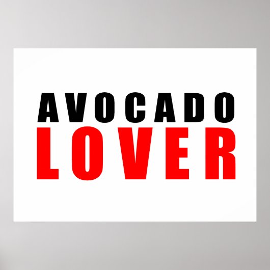 Avocado, avocado poster (Voorkant)