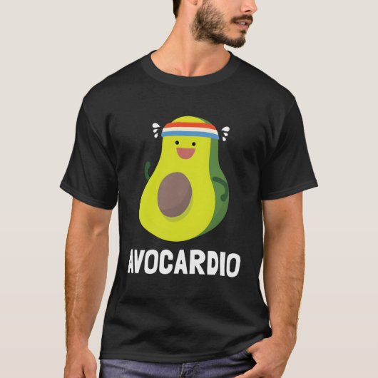 Avocado Avocardio Fitness Geschenk T-shirt (Voorkant)