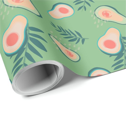 Avocado, Baby! Cadeaupapier (Rol Hoek)