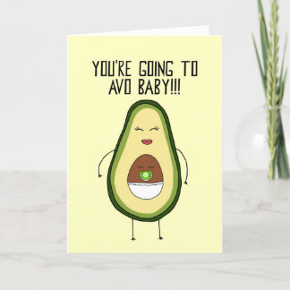 Avocado Baby Card Kaart