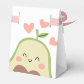 Avocado Baby shower, Baby Meisje Favor Box Bedankdoosjes (Achterkant)