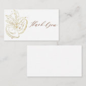 Avocado Baby shower Hartelijk dank Visitekaartje (Voorkant / Achterkant)