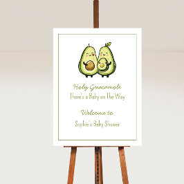 Avocado Baby shower Welkomstbord Poster