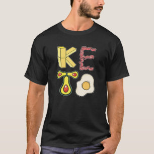 Avocado Bacon Egg Cheese Keto Diet Gift Ketosis Ke T-shirt