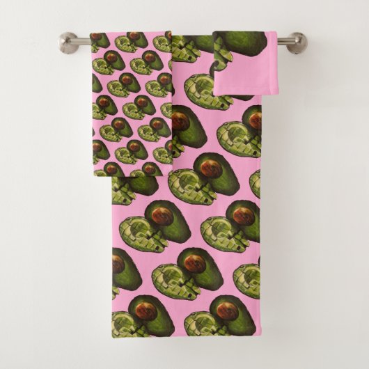 Avocado badhanddoeken bad handdoek (Insitu)