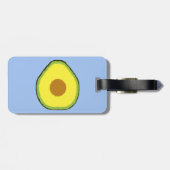 Avocado Bagagelabel (Achterkant horizontaal)