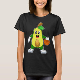 Avocado Basketbalspeler Basketbal T-shirt