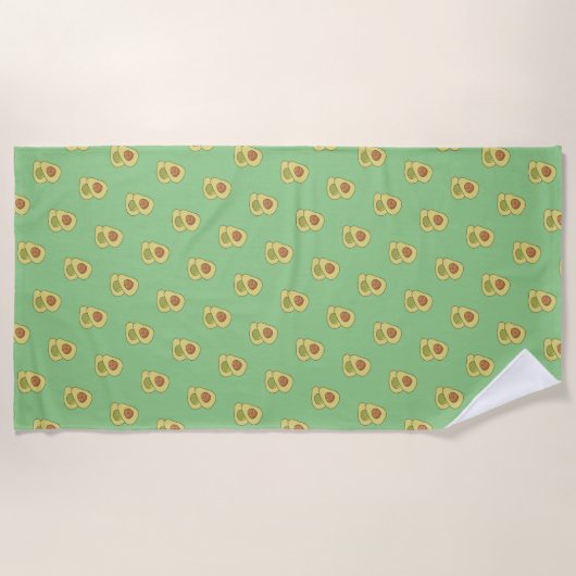 Avocado Beach Towel Strandlaken (Voorkant)