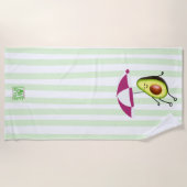 Avocado Beach Towel Strandlaken (Voorkant)
