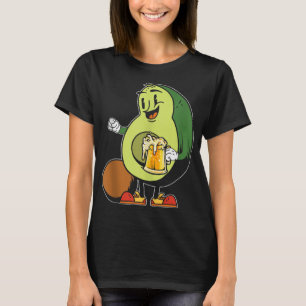 Avocado Beer Alcohol Drinker Brewed Drink Tropical T-shirt