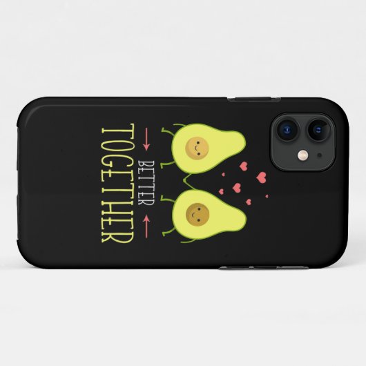 Avocado Better Together Case-Mate iPhone Case (Achterkant (horizontaal))