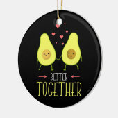 Avocado Better Together Keramisch Ornament (Links)