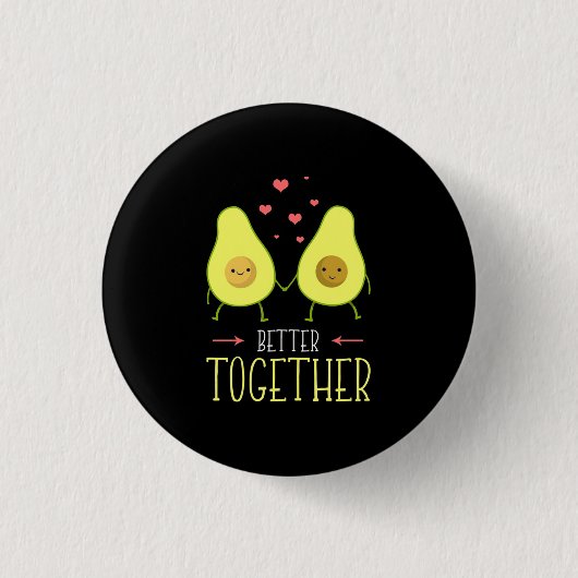 Avocado Better Together Ronde Button 3,2 Cm (Voorkant)