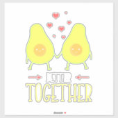 Avocado Better Together Sticker (Vel)