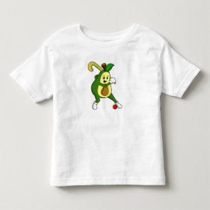 Avocado bij Hockey met Hockey bat Kinder Shirts