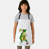 Avocado bij Hockey met Hockey bat Schort (Insitu)