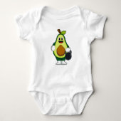 Avocado bij Sterke training met Dumbbells Romper (Voorkant)