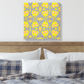 Avocado Bliss: Medium Tapestry 50x60 Canvas Afdruk (Insitu (Slaapkamer))