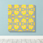 Avocado Bliss: Medium Tapestry 50x60 Canvas Afdruk (Insitu (Houten vloer))
