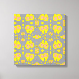 Avocado Bliss: Middelgrote Tapijt 50x60 Canvas Afdruk