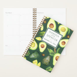 Avocado Blossom | Donkergroen roestvrij fruitpatro Planner