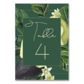 Avocado Blossom | Donkergroene roestpartij Kaart (Voorkant)