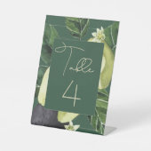 Avocado Blossom | Donkergroene roestpartij Reclamebord Met Voetstuk (Voorkant)