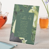 Avocado Blossom | Donkergroene, roestrijke zetmeel Reclamebord Met Voetstuk (Insitu)