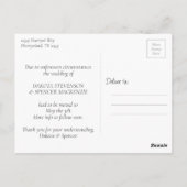 Avocado Blossom | Punny Rustic slaat onze nieuwe d Briefkaart (Achterkant)